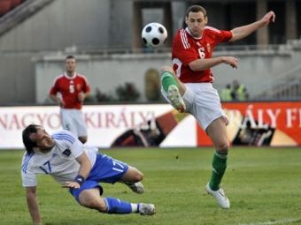 Эпизод матча Венгрия - Греция. Фото (c)AFP