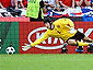 Роналду (№7) забивает свой первый гол на Евро-2008