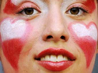 Болельщица сборной Польши. Фото (c)AFP
