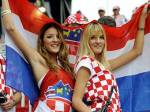 Болельщицы сборной Хорватии. Фото (c)AFP