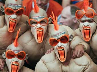 Болельщики сборной Голландии. Фото (c)AFP