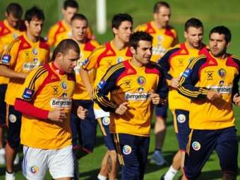 Футболисты сборной Румынии. Фото (c)AFP