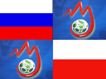 Флаги России и Польши. Коллаж Lenta.Ru