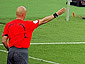 Италия - Румыния. <a href=/referees/evrebe/>Том Хенин Эвребе</a> назначает пенальти в ворота итальянцев